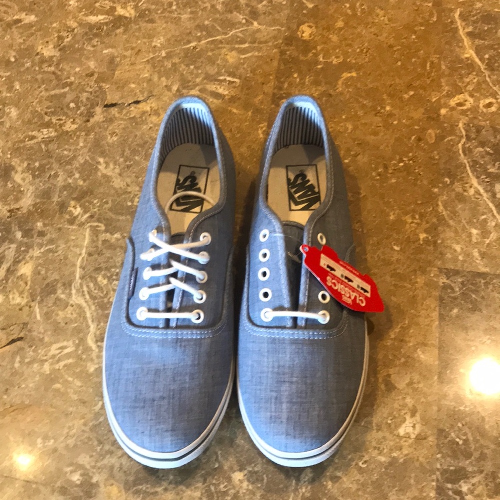 Denim print vans
